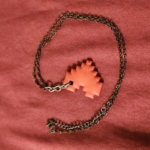 Minecraft Heart Necklace